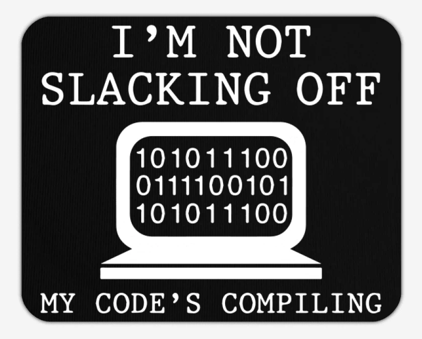 Mousepad Im not slacking off my code compiling