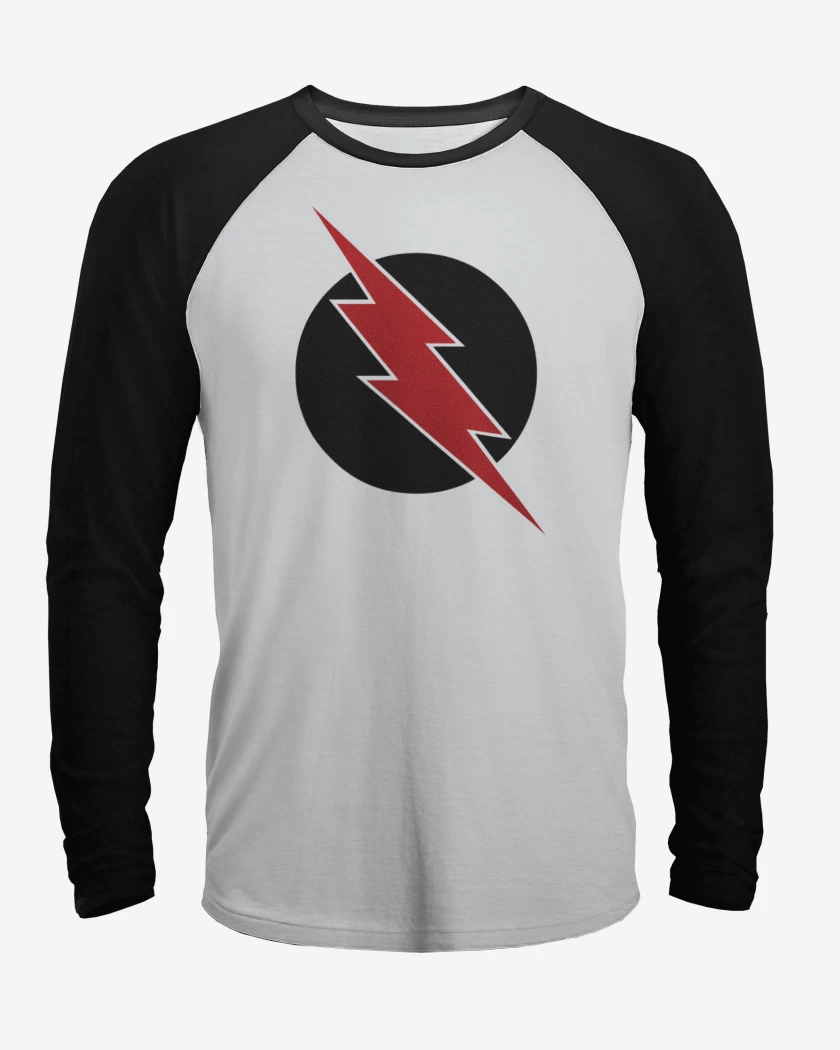 Polera Raglan Rayo circular reversa