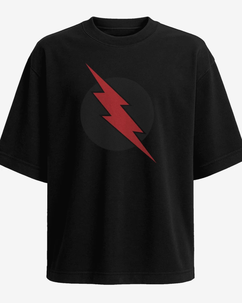 Polera Oversize Rayo circular reversa