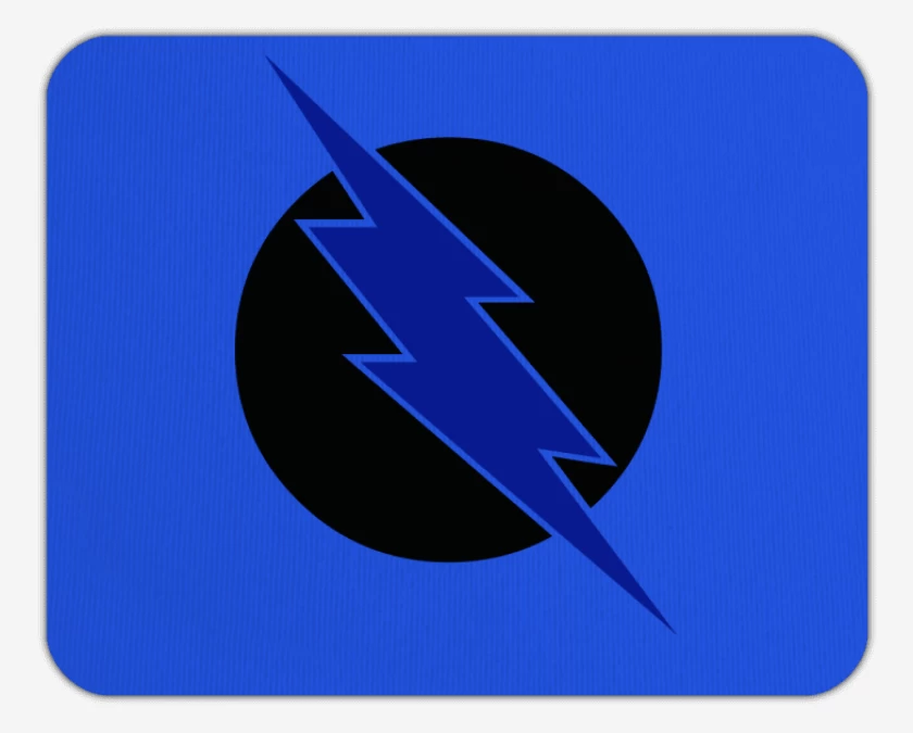 Mousepad Rayo circular muy malo
