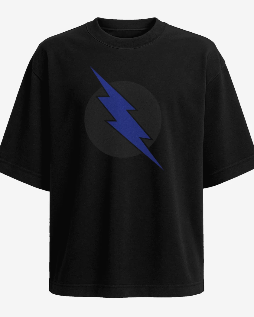 Polera Oversize Rayo circular muy malo