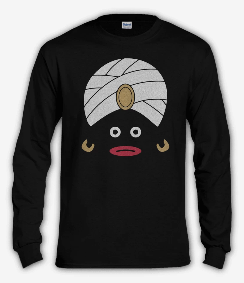 Polera manga larga Negro de mr popo