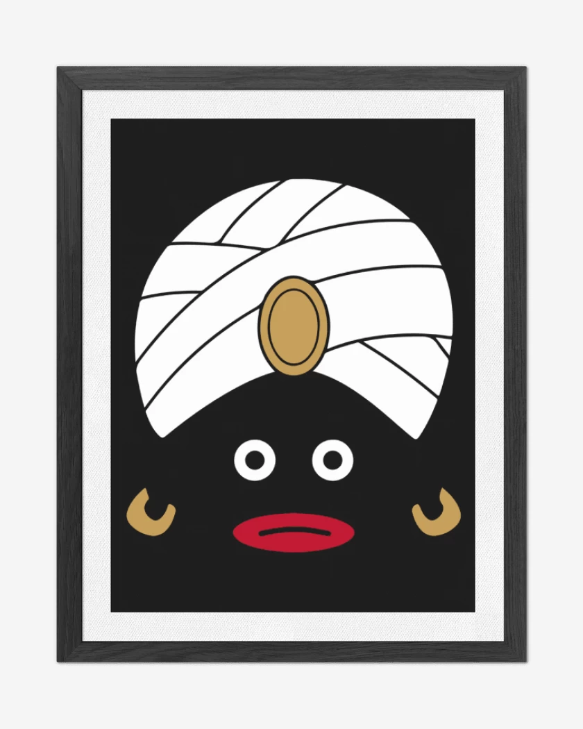 Cuadro decorativo Negro de mr popo
