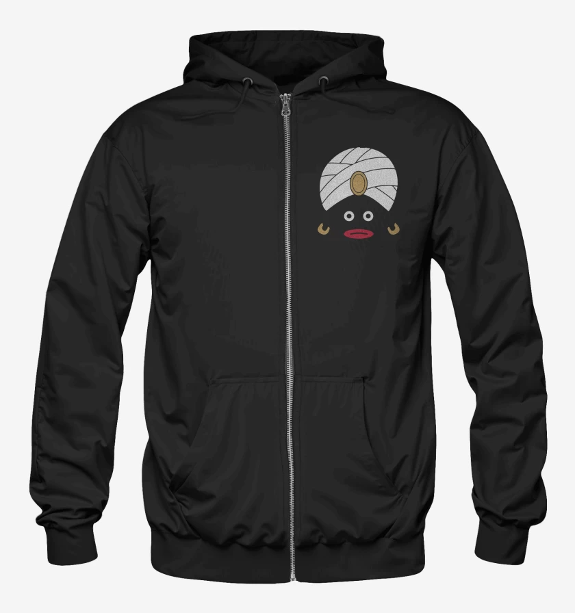 Poleron Canguro con cierre Negro de mr popo