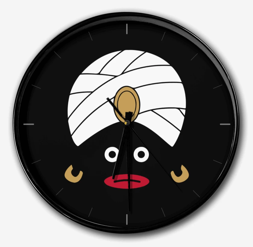 Reloj Negro de mr popo