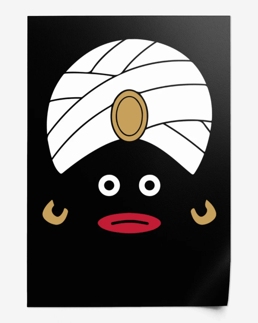 Print Negro de mr popo