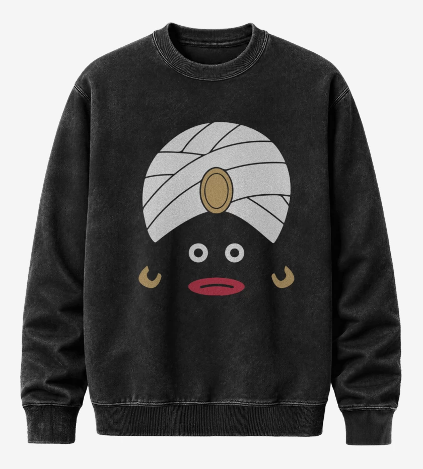 Poleron Polo Acid Wash Negro de mr popo
