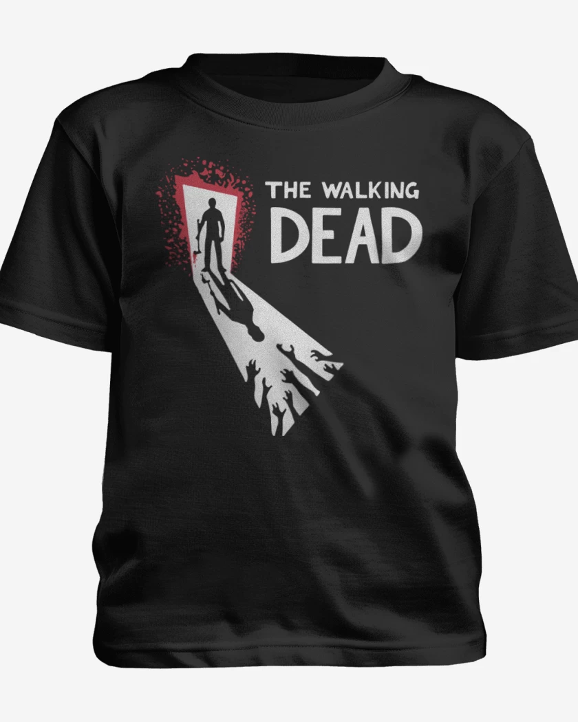 Polera de niño Negro de TWD Puerta