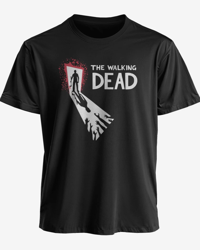 Polera premium Negro de TWD Puerta