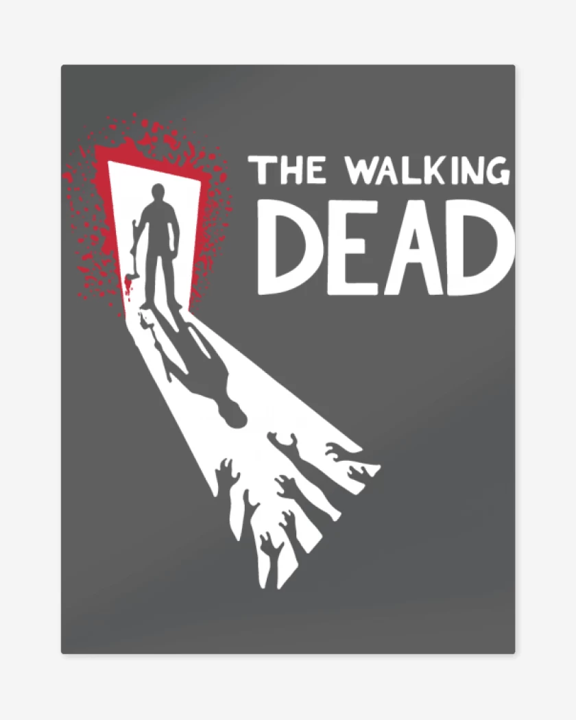 Print metalico Carbon de TWD Puerta
