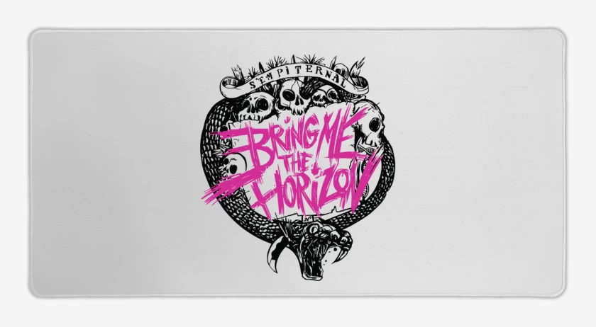 Mouse pad Gamer Blanco de Bring me the horizon