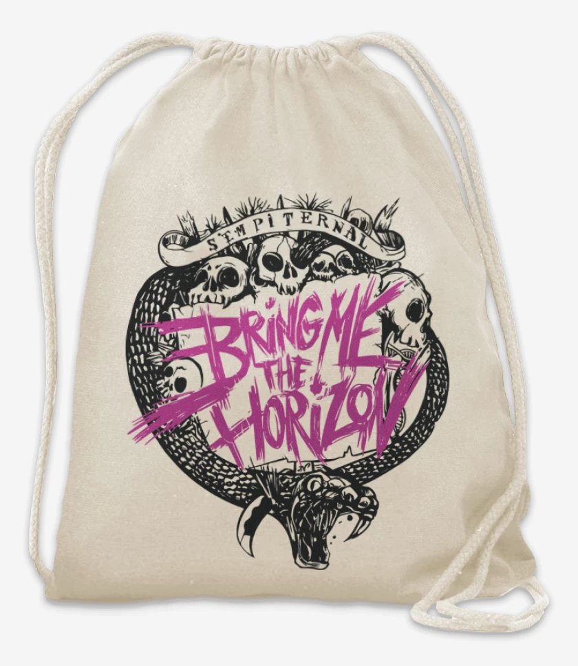 Mochila Blanco de Bring me the horizon