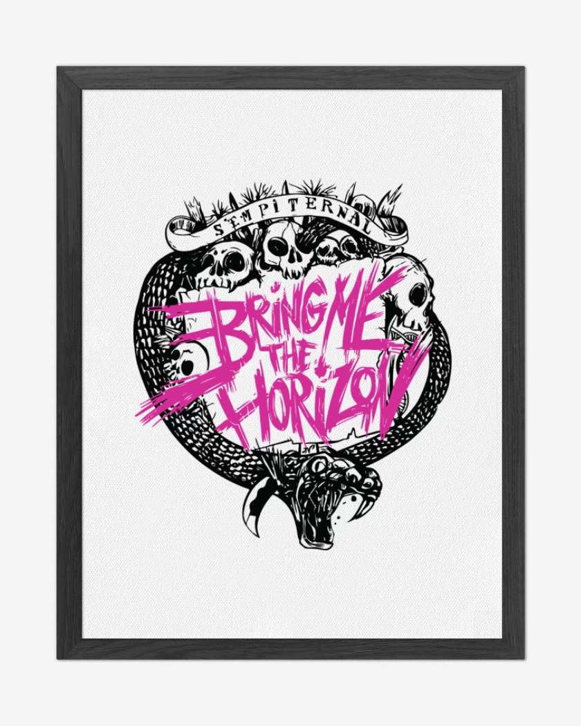 Cuadro decorativo Blanco de Bring me the horizon