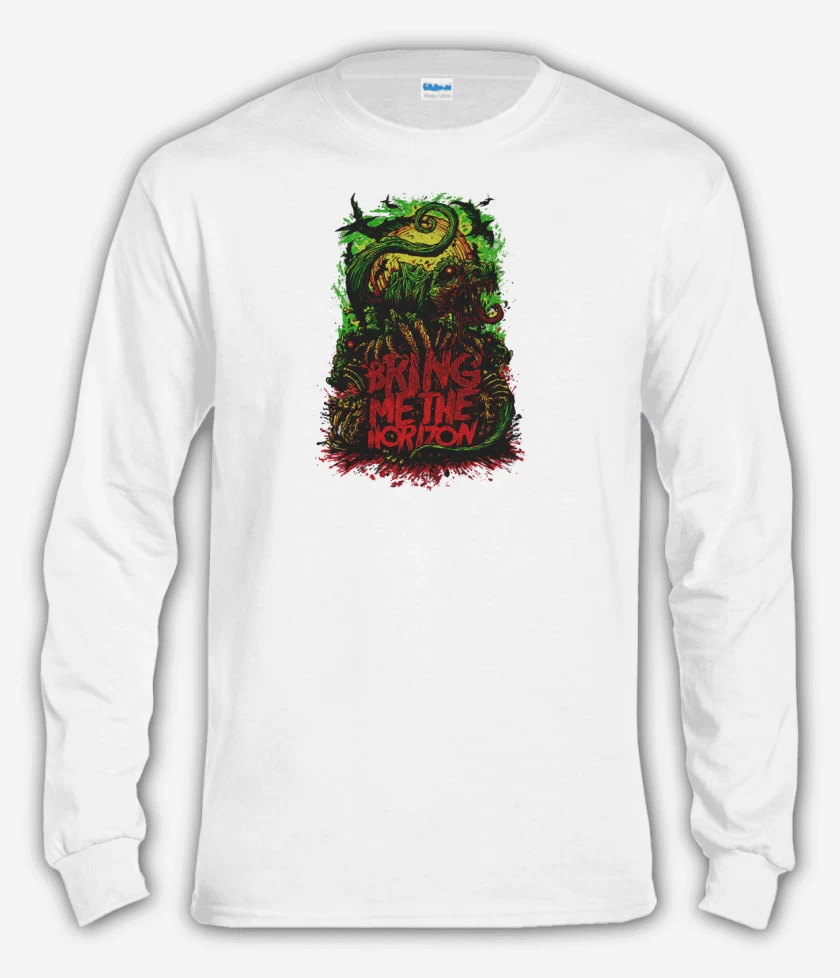 Polera manga larga Blanco de Bring me the Horizon 2