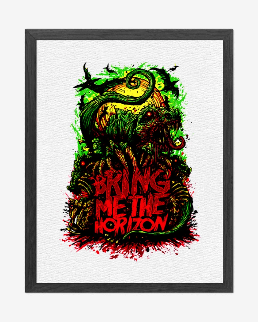 Cuadro decorativo Blanco de Bring me the Horizon 2