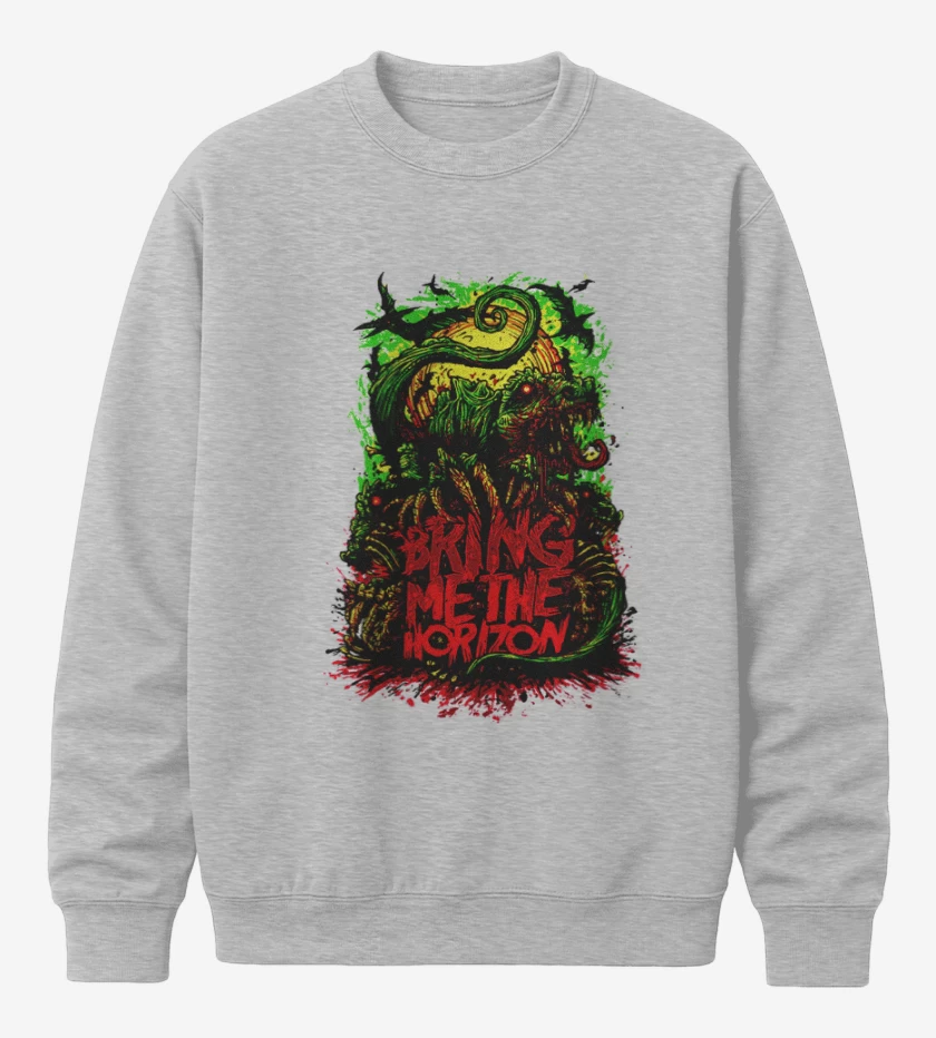Poleron polo Gris Melange de Bring me the Horizon 2