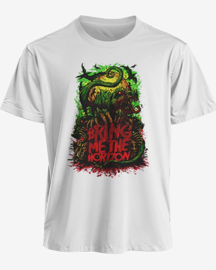 Polera premium Blanco de Bring me the Horizon 2