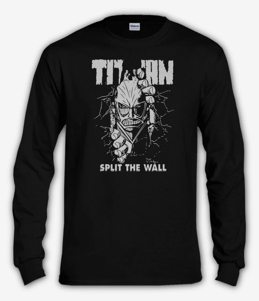 Polera manga larga Titan - Split The Wall