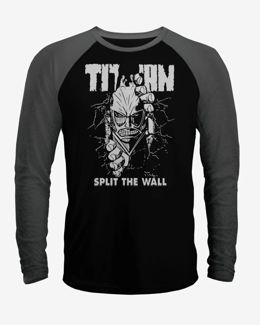 Polera Raglan Titan - Split The Wall