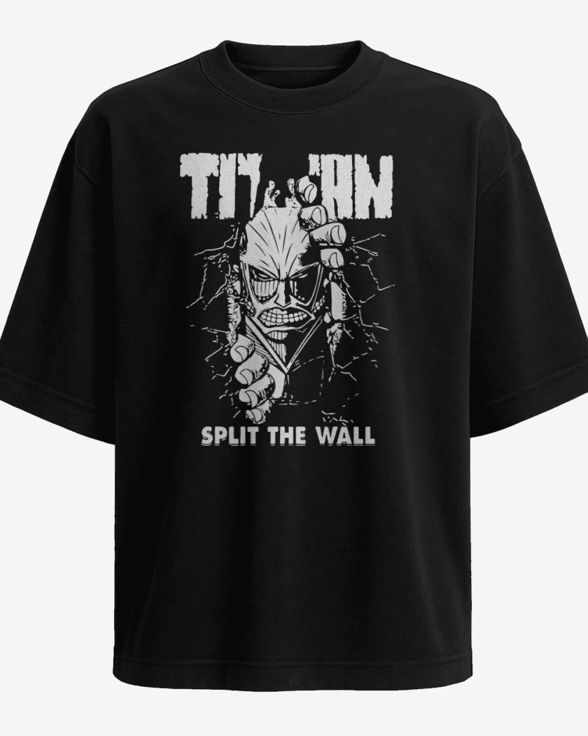 Polera Oversize Titan - Split The Wall