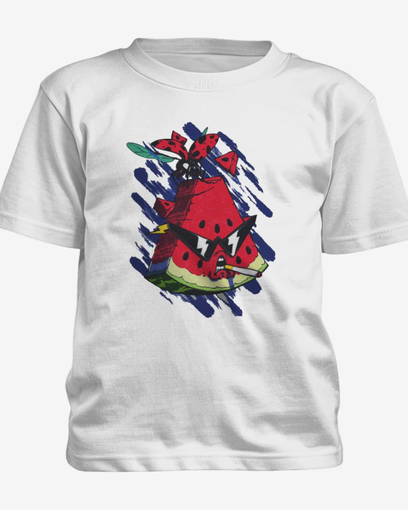 Polera de niño Blanco de Sandia