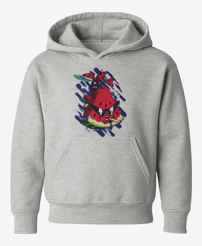Poleron de niño Gris Melange de Sandia