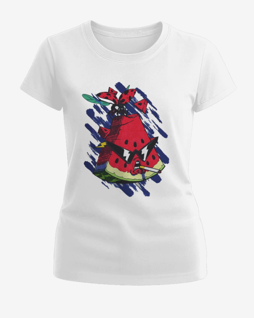 Polera de Mujer Blanco de Sandia