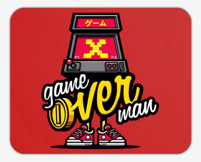 Mousepad Game over man