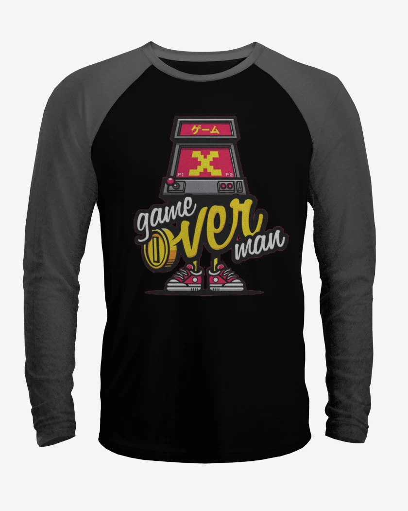 Polera Raglan Game over man