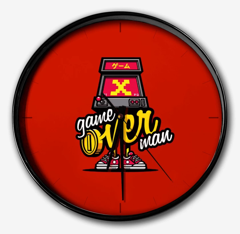Reloj Rojo de Game over man