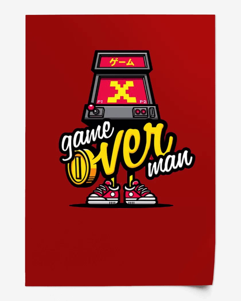 Print Game over man