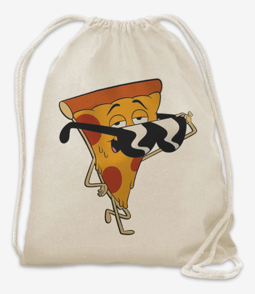 Mochila Blanco de Pizza