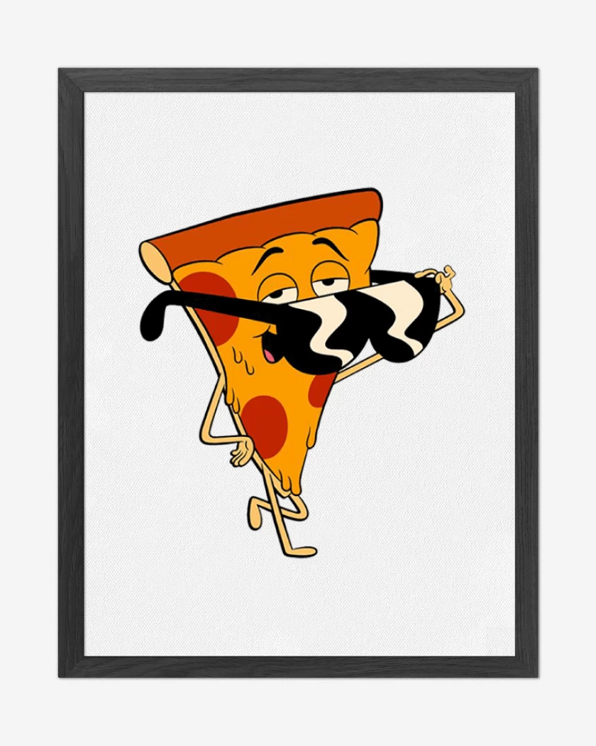 Cuadro decorativo Blanco de Pizza