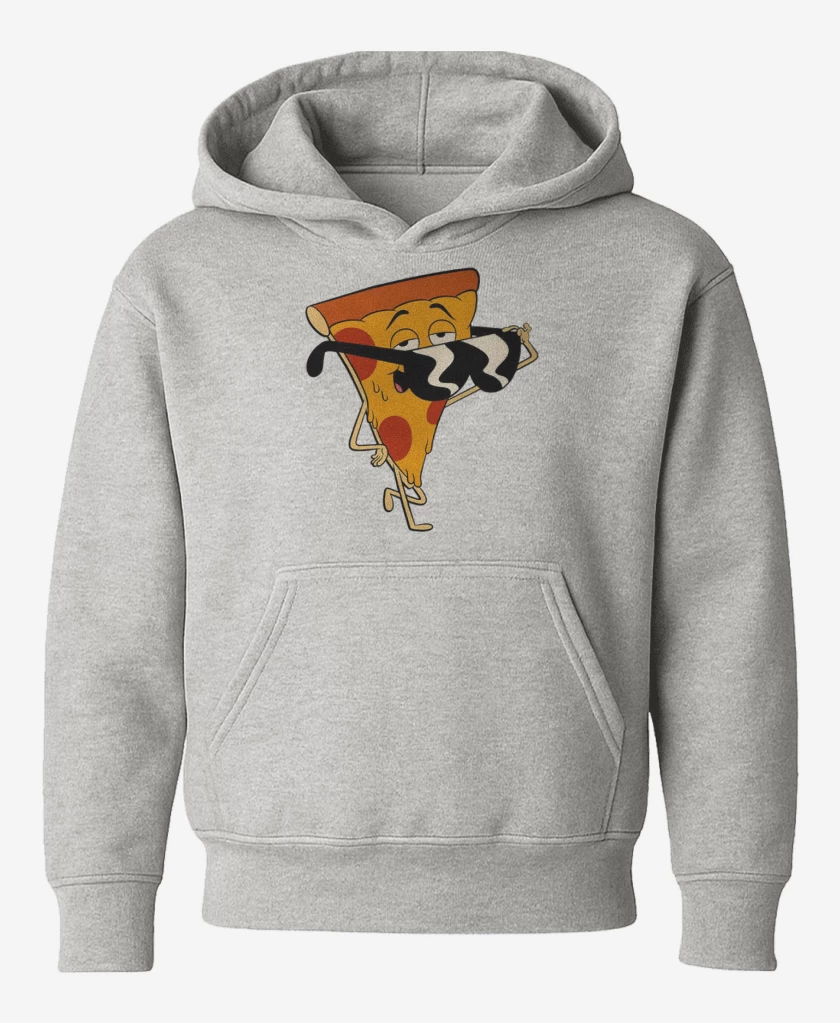 Poleron de niño Gris Melange de Pizza