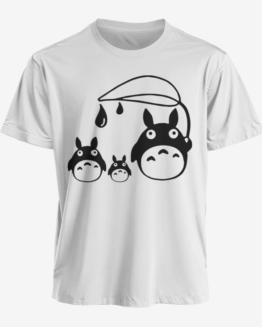 Polera premium Blanco de Totoros