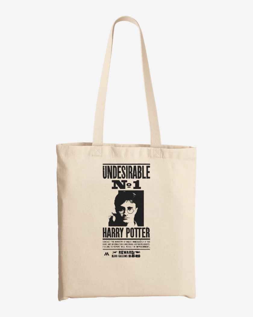 Totebag Harry potter wanted