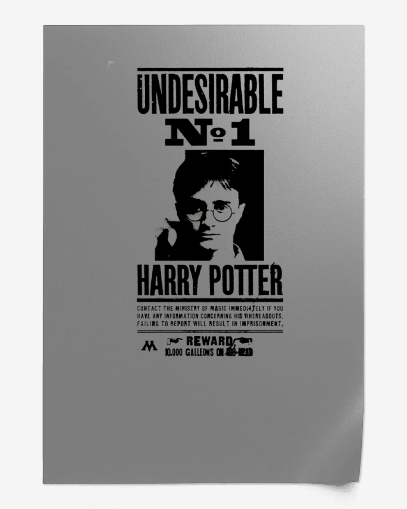 Print Harry potter wanted