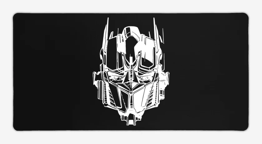 Mouse pad Gamer Negro de Transformers - Optimus Face