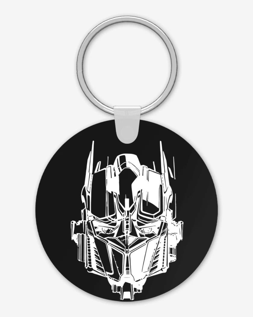 Llavero Negro de Transformers - Optimus Face