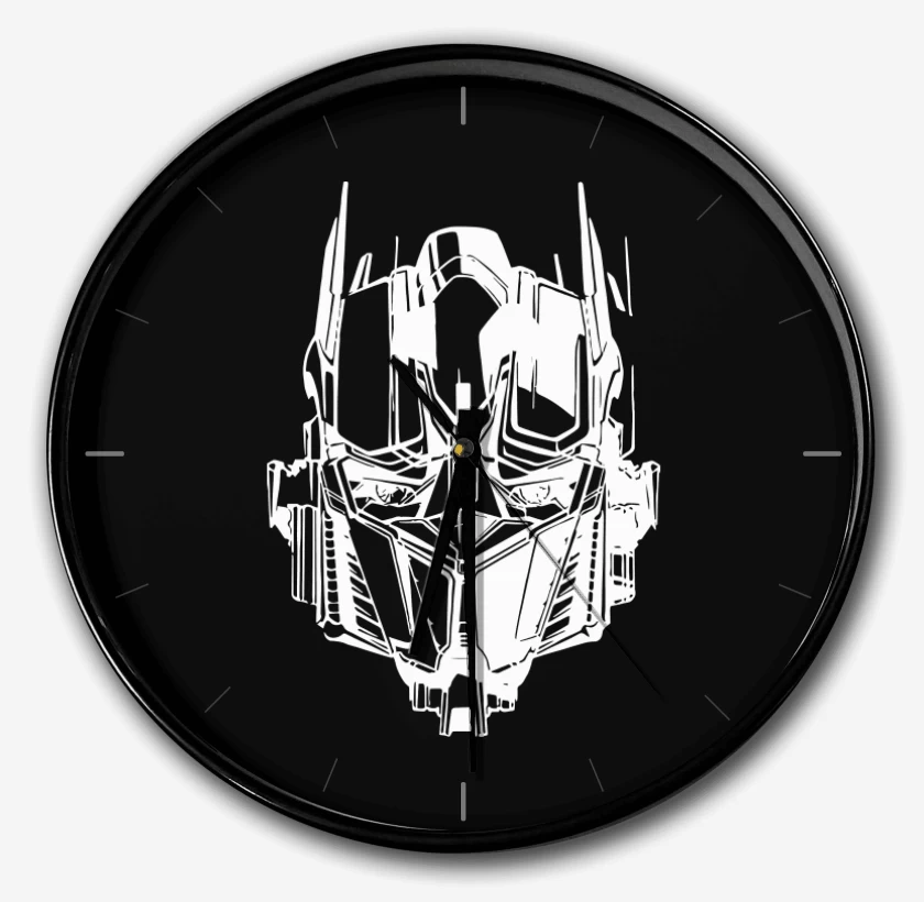 Reloj Negro de Transformers - Optimus Face
