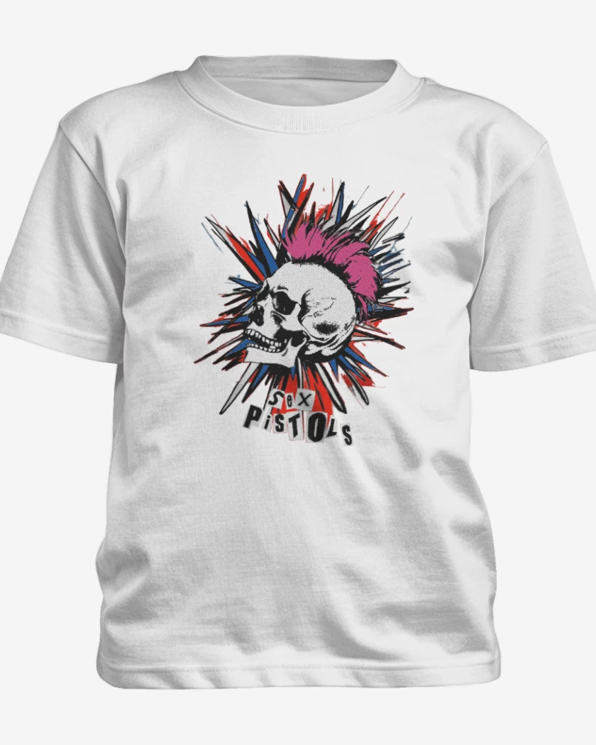 Polera de niño Blanco de Sex Pistols Full color