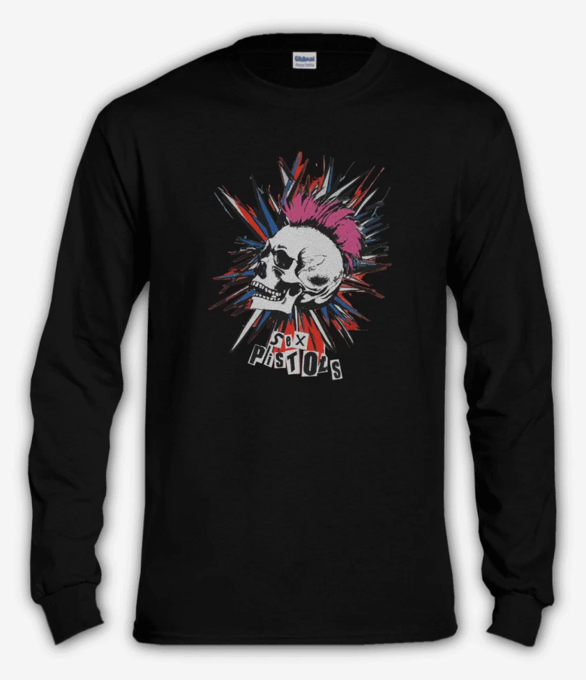 Polera manga larga Negro de Sex Pistols Full color