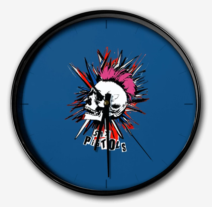 Reloj Azul Rey de Sex Pistols Full color