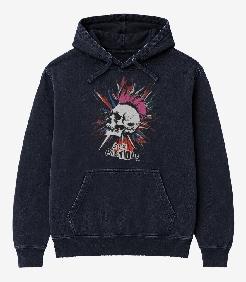 Poleron Canguro Acid Wash Sex Pistols Full color