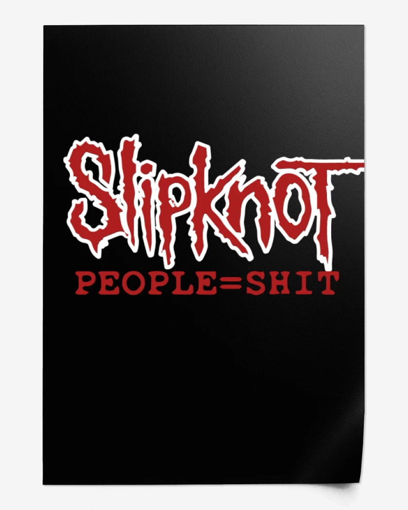 Print Negro de Slipknot