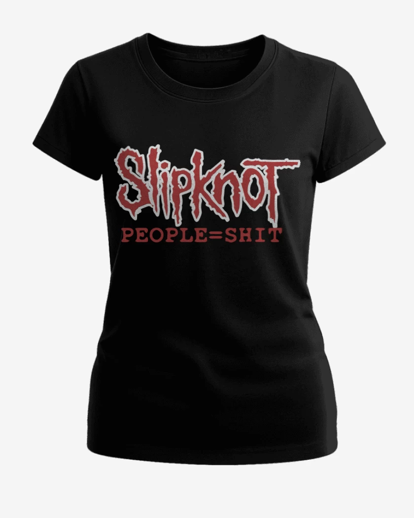 Polera de Mujer Negro de Slipknot