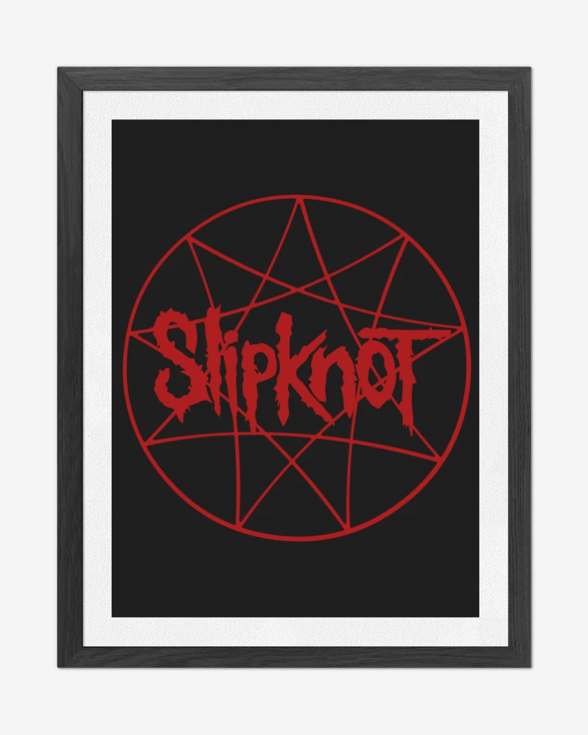 Cuadro decorativo Negro de Slipknot 2