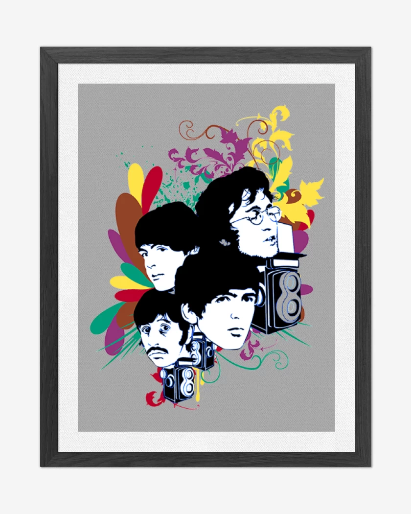 Cuadro decorativo The Beatles full color