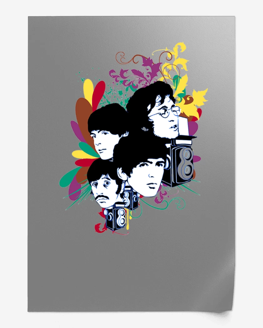 Print The Beatles full color