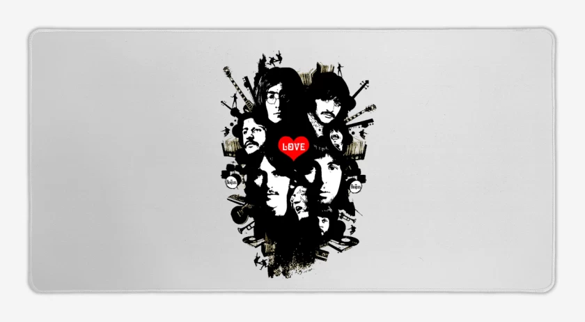 Mouse pad Gamer The Beatles full color 2